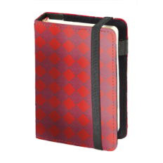 Täglicher Täglicher Kalender A-6-Kollektion Bergamo Red KDP-56BG / Jun / P