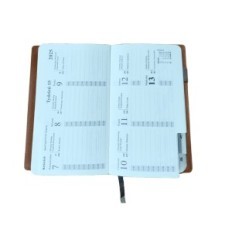 Notebook notesblok tæt på A6, samling 42b Orange, Aftagelig patron 2026 100 Kort Krektor DROPS Office N-42B-60 / POM / 100K / Z