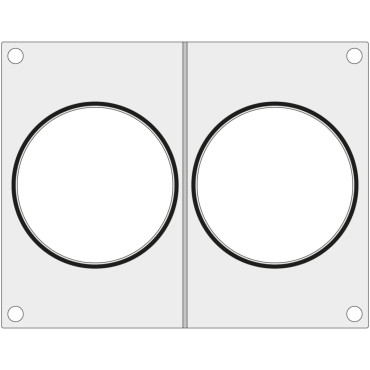 Matrixform för svetsmaskin Hendi på två behållare för soppa. 115 mm - Hendi 805633