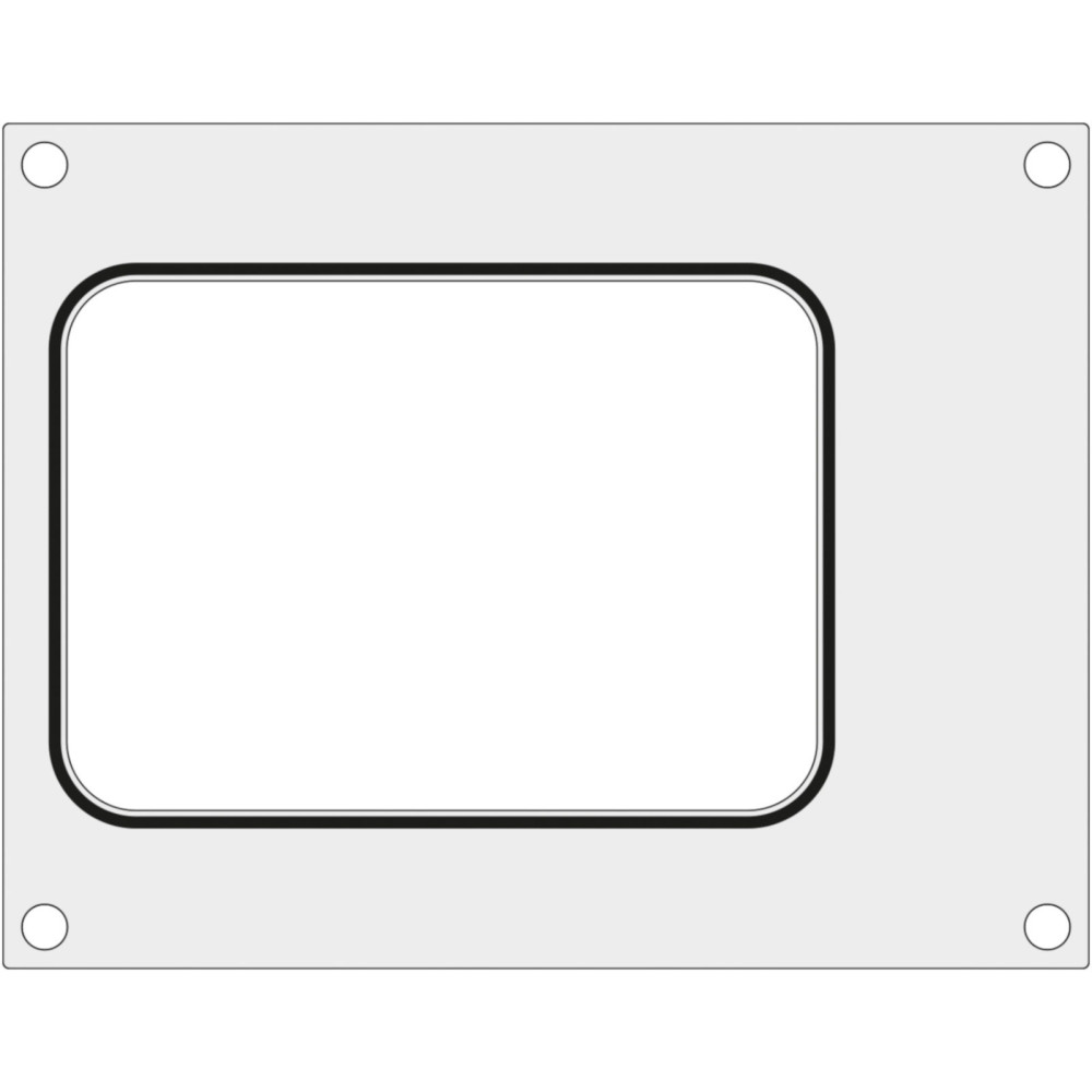 Matricos forma suvirinimo aparato Hendi ant dėklo be dalijant 187x137 mm - Hendi 805664