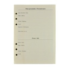 Copertina Custodia Daily Calendario A-6 Collezione 20b Black KD-20B-56 / CZA / P