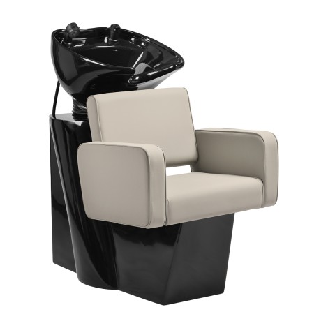 Gabbiano hair wash unit Bilbao Grey-Beige — front view