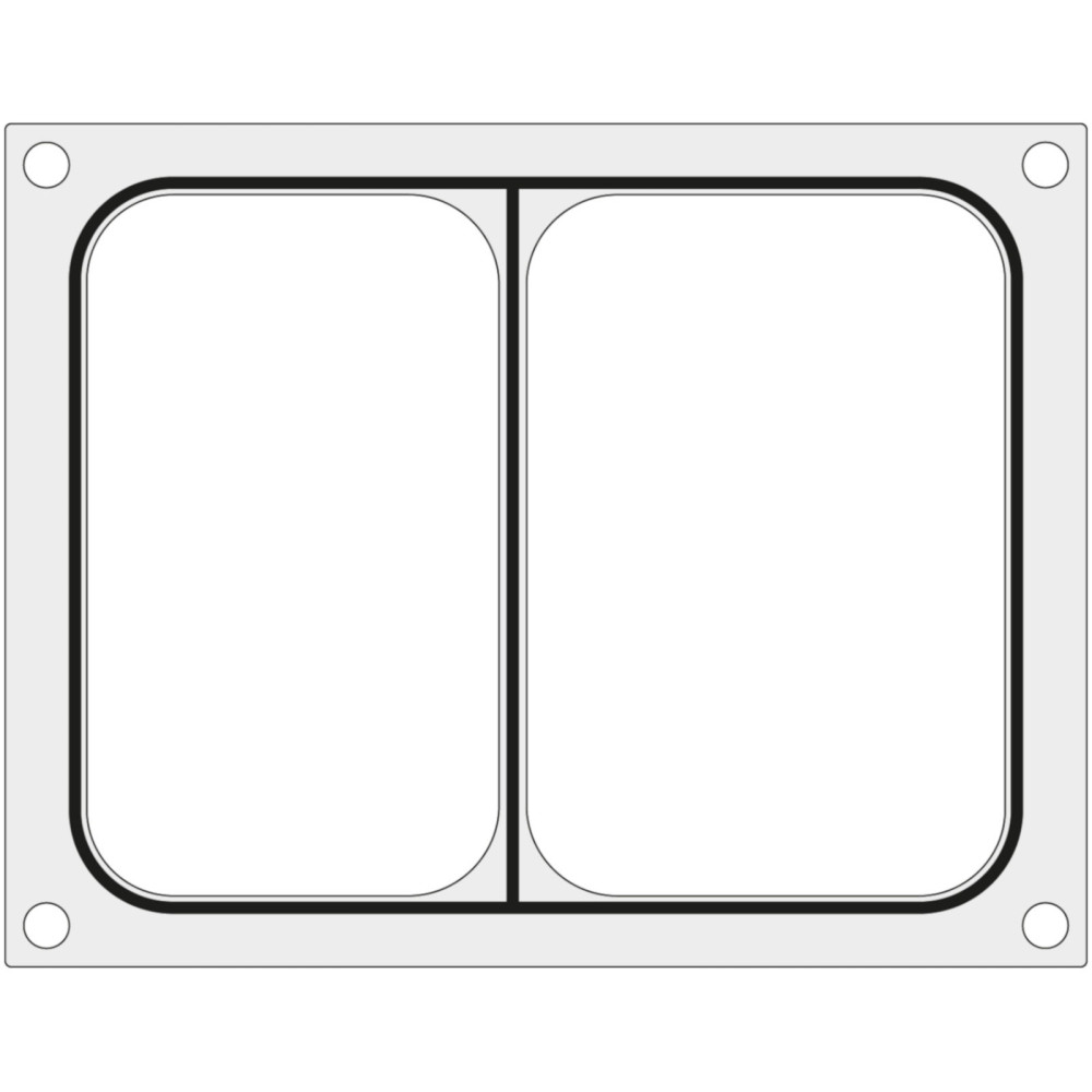 Matrisform för Manuupack 190 svetsare på en 227x178 mm - Hendi 805695 Matrisform för Manuupack 190 svetsare på en 227x178 mm - Hendi 805695
