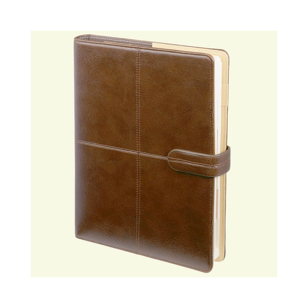 Browidator mais perto A4 Notas York Collection Bronze Índice Dark A-With Telefone Drops Office AP-16YB / BR / Z