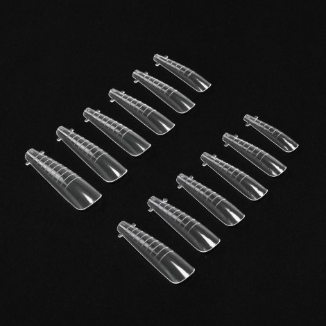 OCHO NAILS formes duales ballerina 120 pcs transparentes