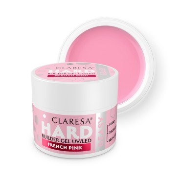 CLARESA HARD&EASY Építőzselé French Pink 45g