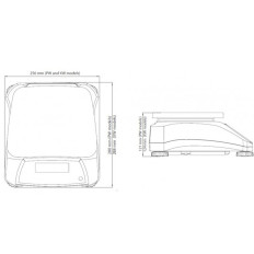 Kitchenwell Wasserdichte IP68 Valor 2000 30kg / 5kg - OHAUS V22pwe30t