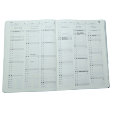 Daglig kalender A5 Collection 41B Creme, Aftageligt bidrag 2026 DROPS Office