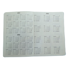 Calendario settimanale A5, collezione 42b, Gocce Grouds Office 2026