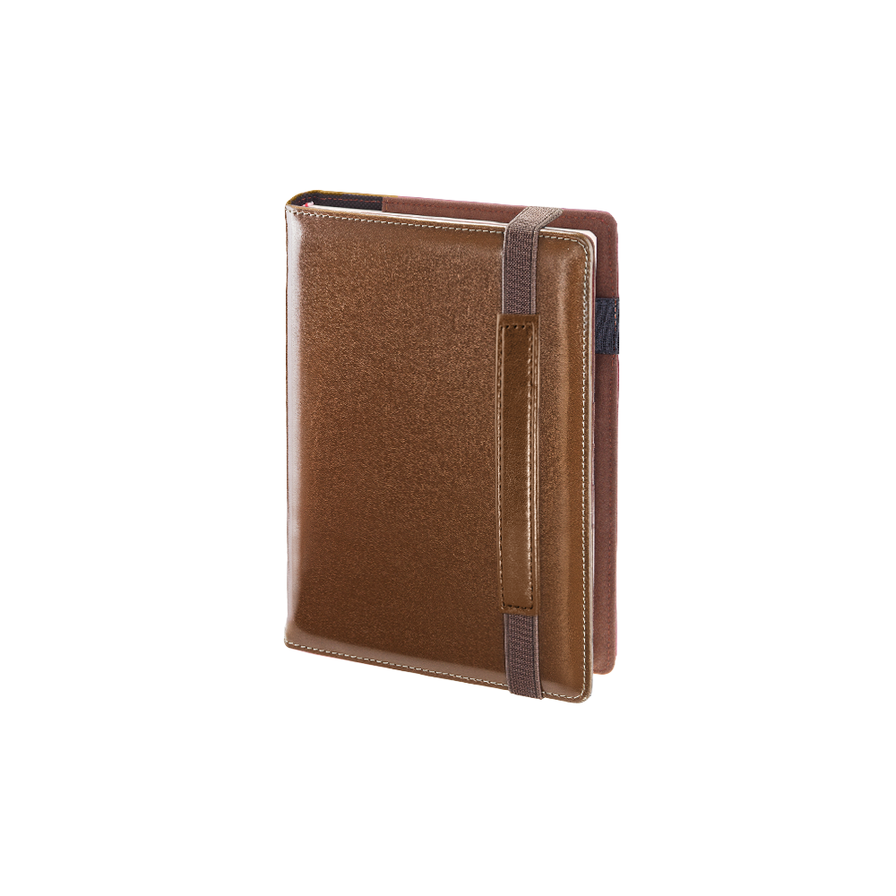 Weekly Calendar A5, Collection 43B Brown Eraser Drops Office 2026