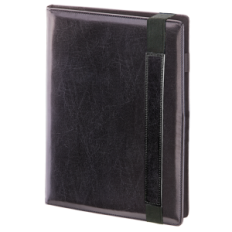 Libro Calendario A5 Colección 43B Black, Drop on Elastic Band Drops Office 2026