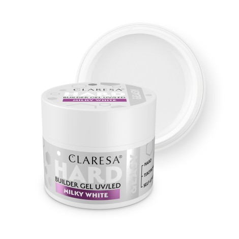 CLARESA HARD&EASY GEL CONSTRUCTEUR MILKY WHITE 12g