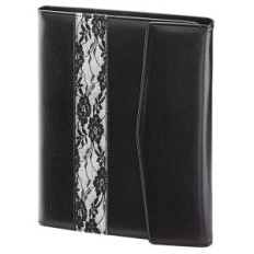 Notebook Notepad A4 Madrid Collection Black - Lace, Wechselkatrone 2026 100 Requisiten Bürolinie Karten