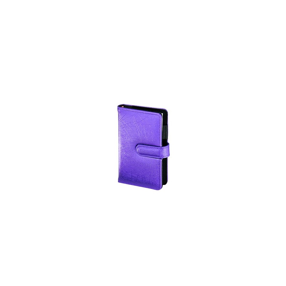 Violet Notebook A6 Notebook, Malaga Collection, Violet, Magneet Sluiting 100 Gladde vellen