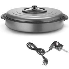 Elektrische koekenpan voor frituren en bakken 55cm 1600W - Hendi 239605