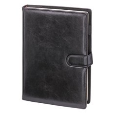 Calendario de libros cerca de A4 Collection Génova Black Black, Contribución extraíble 2026 Oficina Daily Drops