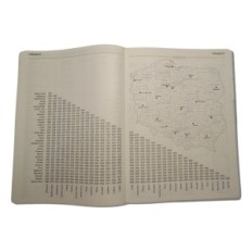 Grāmatu kalendārs tuvu A4, Cambridge Collection Blue Noņemams kārtridžs 2026 Daily Drops birojs