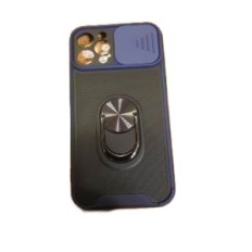 Slučaj za iPhone 11 / 11PRO W357 Crna s mornaricom Blue granice