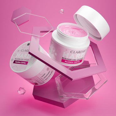 CLARESA HARD&EASY Builder Gel Panna Cotta 12 g