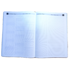 Book Kalender A4 Kollektsioon Malaga Brown Eemaldatav osa 2026 DROPSi kontor