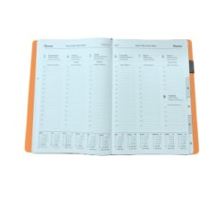 Bokkalender A5 Svartvitt samling Svartvitt Avtagbart bidrag 2026 Drops Office