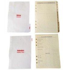 Livro Calendário Segregator 08 - 17,5 x 23,5 cm Coleção Evora Cartucho removível 2026 Drops Office