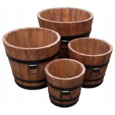 Pine Pot 50xh45 k. Noyer