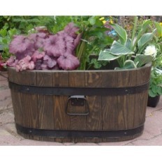 Puķu dobes priede 40x23xh21 k. Walnut