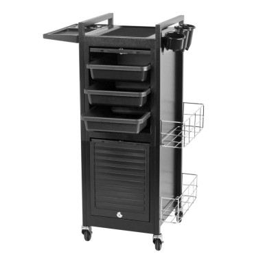 Chariot d’assistant coiffure Gabbiano Deluxe 401 — vue latérale