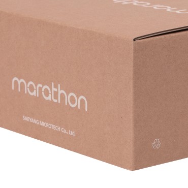 Fresa per Unghie Saeyang Marathon 3 Champion NEW Nera con Manipolo H200 — confezione