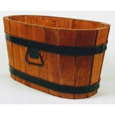 Puķu dobe ozols 60x38xh31 k. Oak