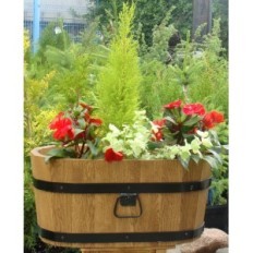 Flowerbed Oak 60x38xh31 k. Eg