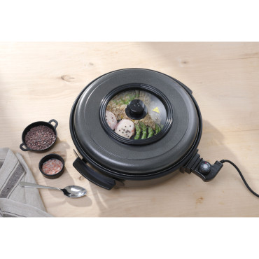 Frigideira elétrica para fritar e assar 55cm 1600w - Hendi 239605 Frigideira elétrica para fritar e assar 55cm 1600w - Hendi 239605