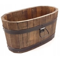 Flowerbed pine 60x38xh31 k. Oak