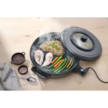 Frigideira elétrica para fritar e assar 55cm 1600w - Hendi 239605 Frigideira elétrica para fritar e assar 55cm 1600w - Hendi 239605