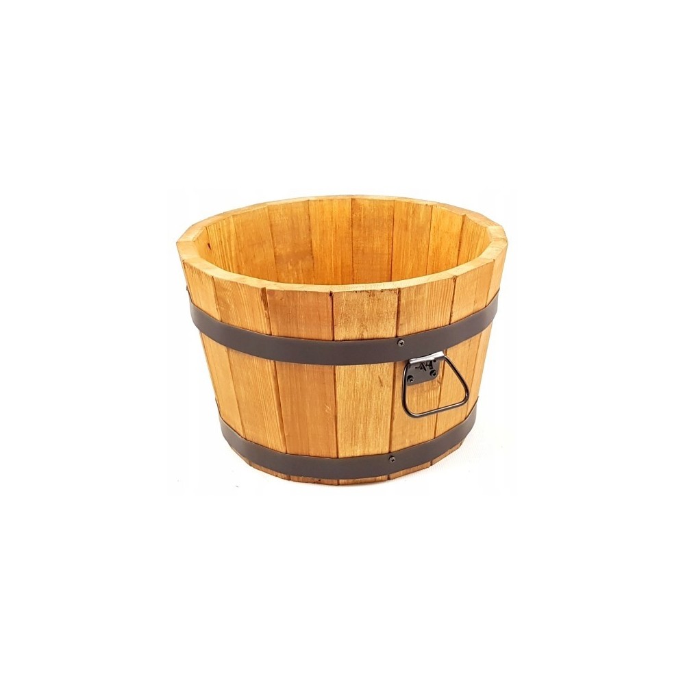 Pine pot 42xH26 k. Oak
