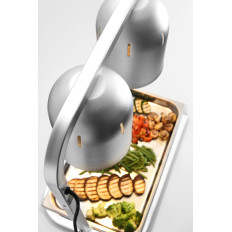 Lampada per riscaldamento piatti fritte 550w - Hendi 273906