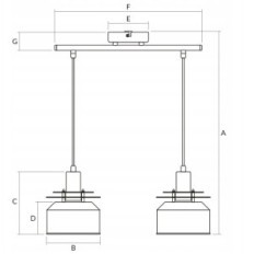 Modern Pendant Lamp Industrial Retro Andromeda
