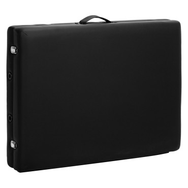 BALANCE aluminijski sklopivi masažni stol 2 segmenta crni