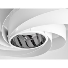 Bryza 2935 / Z-B-1 biela závesná lampa - moderná, 1xE27