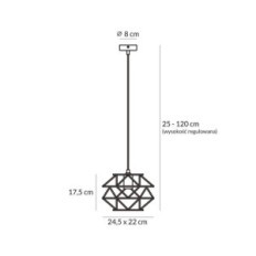 Modern Hanging Lamps Loft Cage 2683 / Z-B-1 Bi