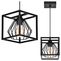 Horus basket Ceiling ceiling lamp black, 1xe27