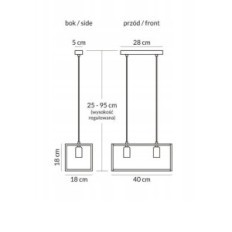 Moderni Hanging Lamp Loft Horus 2861 / Z-B-2