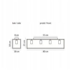 Moderní závěsná lampa Loft Horus 2867 / Z-B-4
