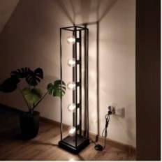 Moderná podlahová lampa Loft HORUS 2868 / LSW-B-5