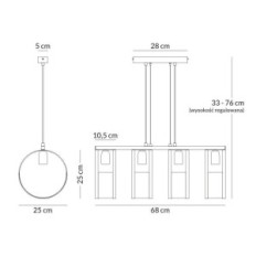 Modern Lama Hanging Loft Hydra 2753 / Z-B-4