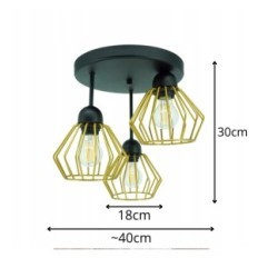 Moderne hangende lamp Loft Livia 2848 / Z-B-3 CZ