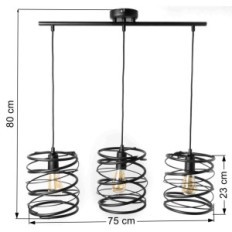 Modern Hanging Lamp Loft Spring 2786 / Z-B-3