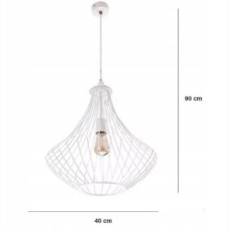 Moderne hængende lampe loft turacz 2643 / Z-B-1 BI