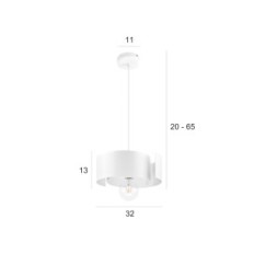Twist modern lampade a sospensione 2705 / Z-B-1 BI LW1